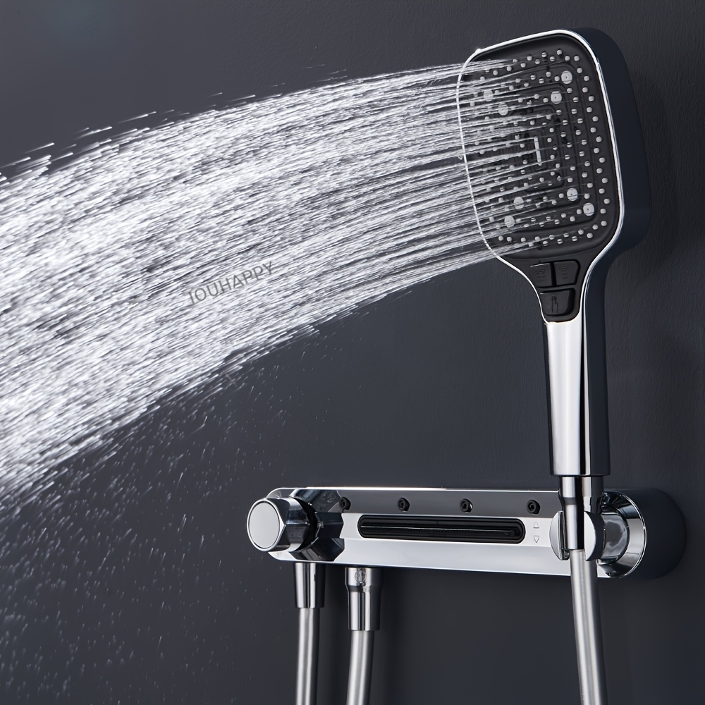 Multifunctional Wall-Mounted Handheld Shower Head with Adjustable Arm