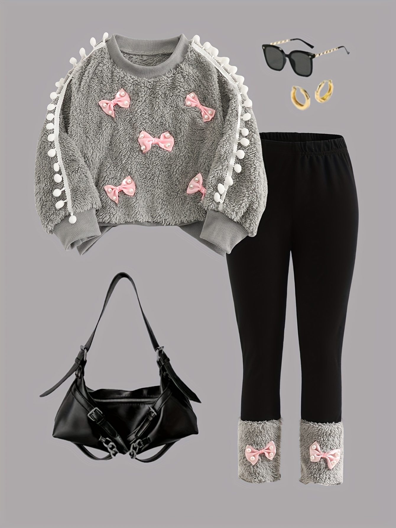 Meisjes Herfst/Winter Casual Zoete Lange Broek Set