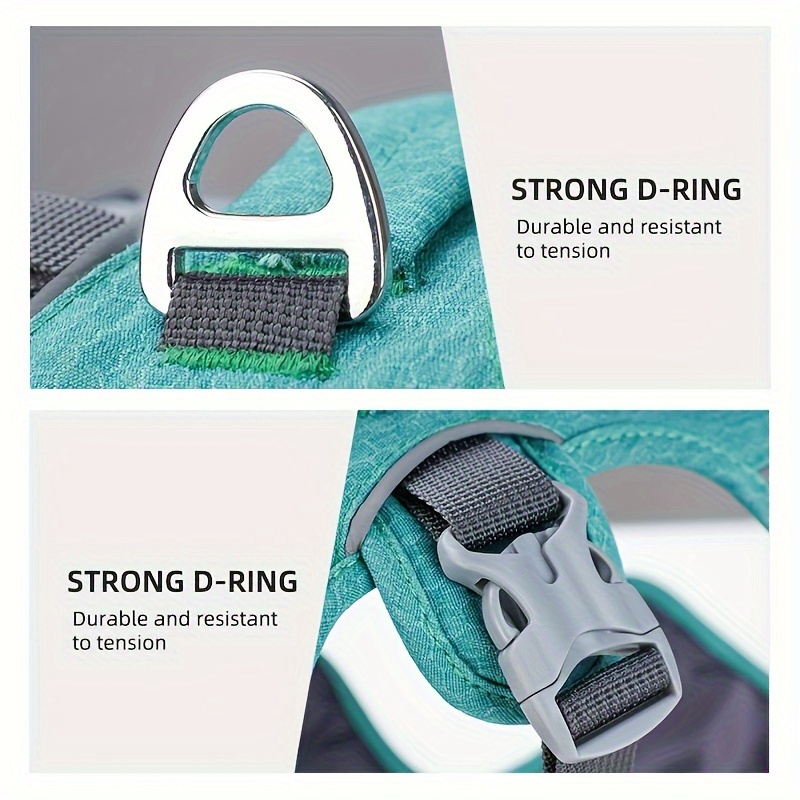 Medium-Large Escape-Proof Dog Safety Harness, Adjustable Pet Vest