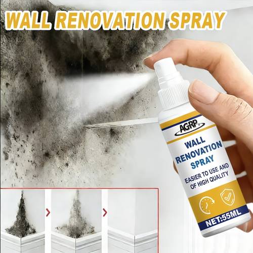 kraftvolles spray zur entfernung von schwarzflecken in badezimmern duschen | starker fleckenentferner, geruchshemmend, schnellwirkend für oberflächen wie wände, böden, toiletten waschbecken, wandpflegespray, fleckentferner für wände