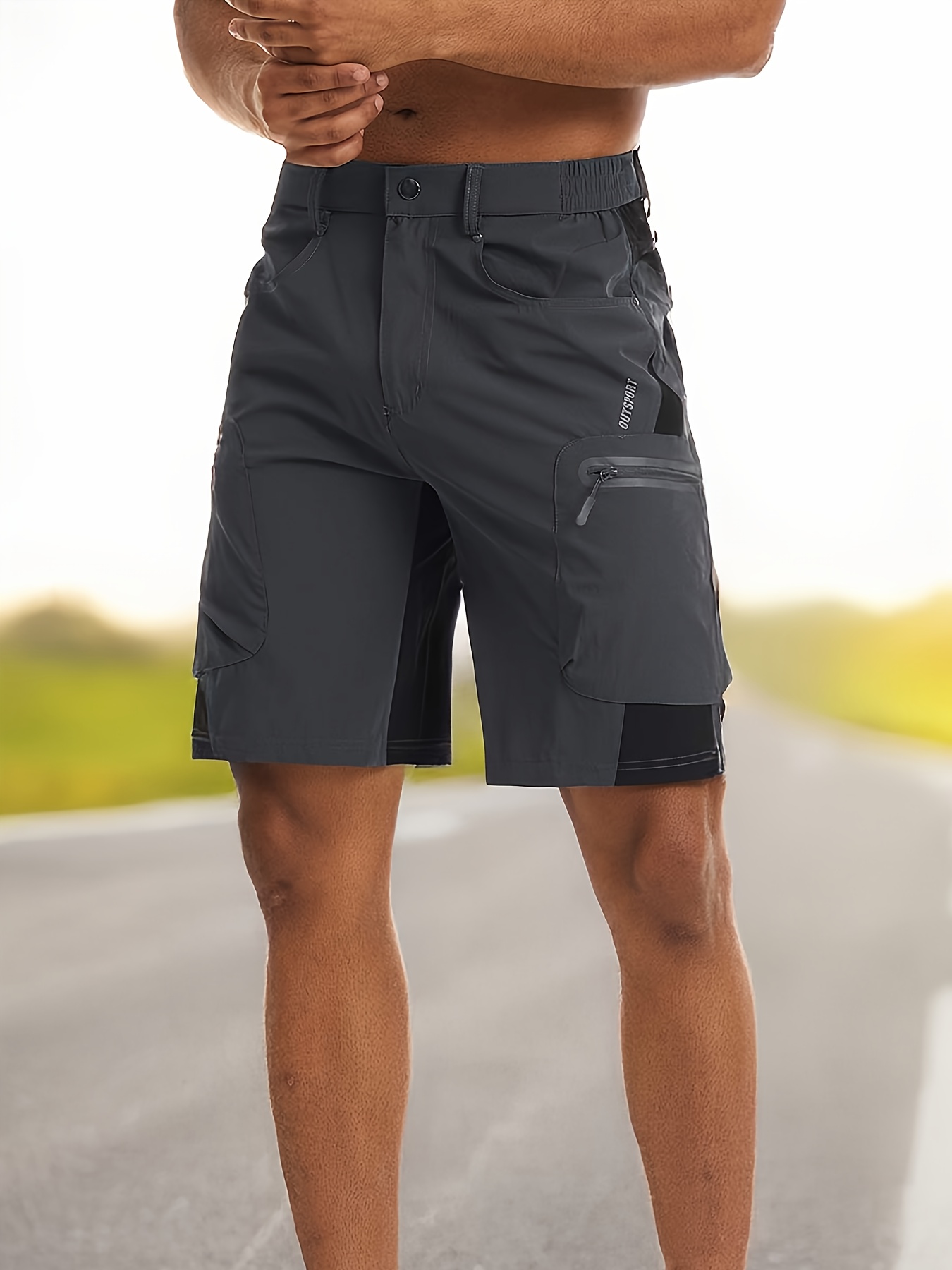 mens summer cargo shorts quick drying breathable moisture Temu