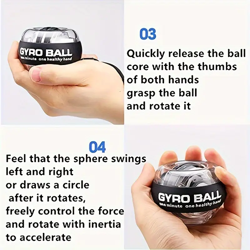 1pc wrist training ball with carrying strap suitable for hand exercise wrists forearms strength training rehabilitation details 1