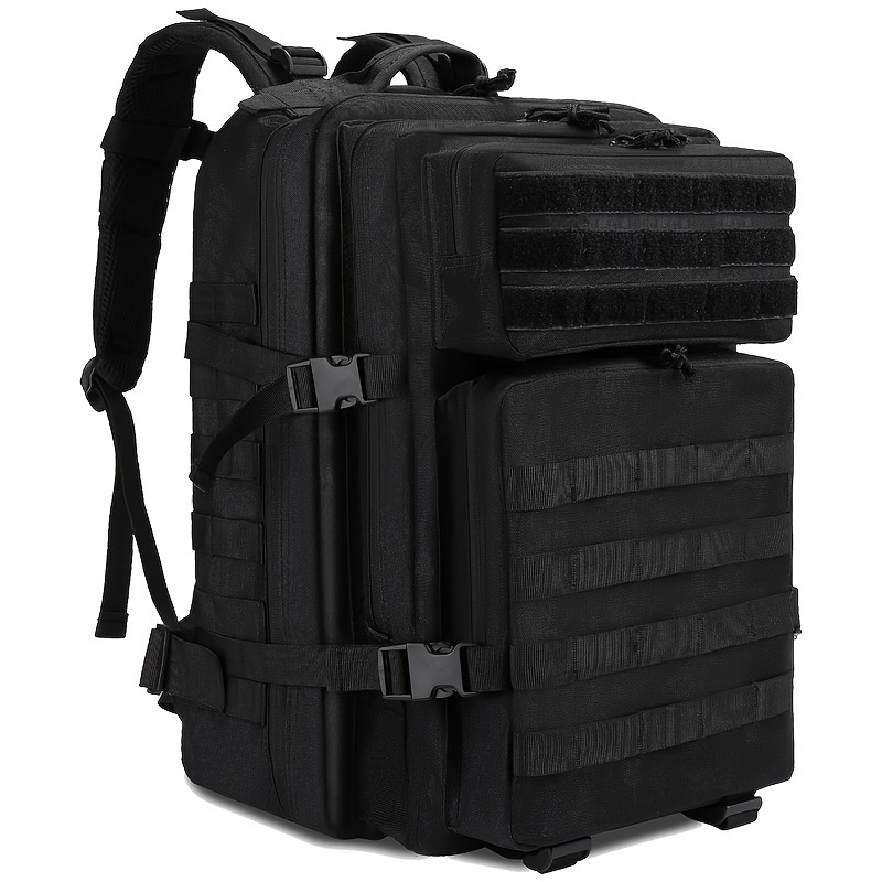 TEMU Men's Sports Backpack, Large High Capacity Backpack, 45l Molle Bag Backpacks For Hiking Trekking Rucksack