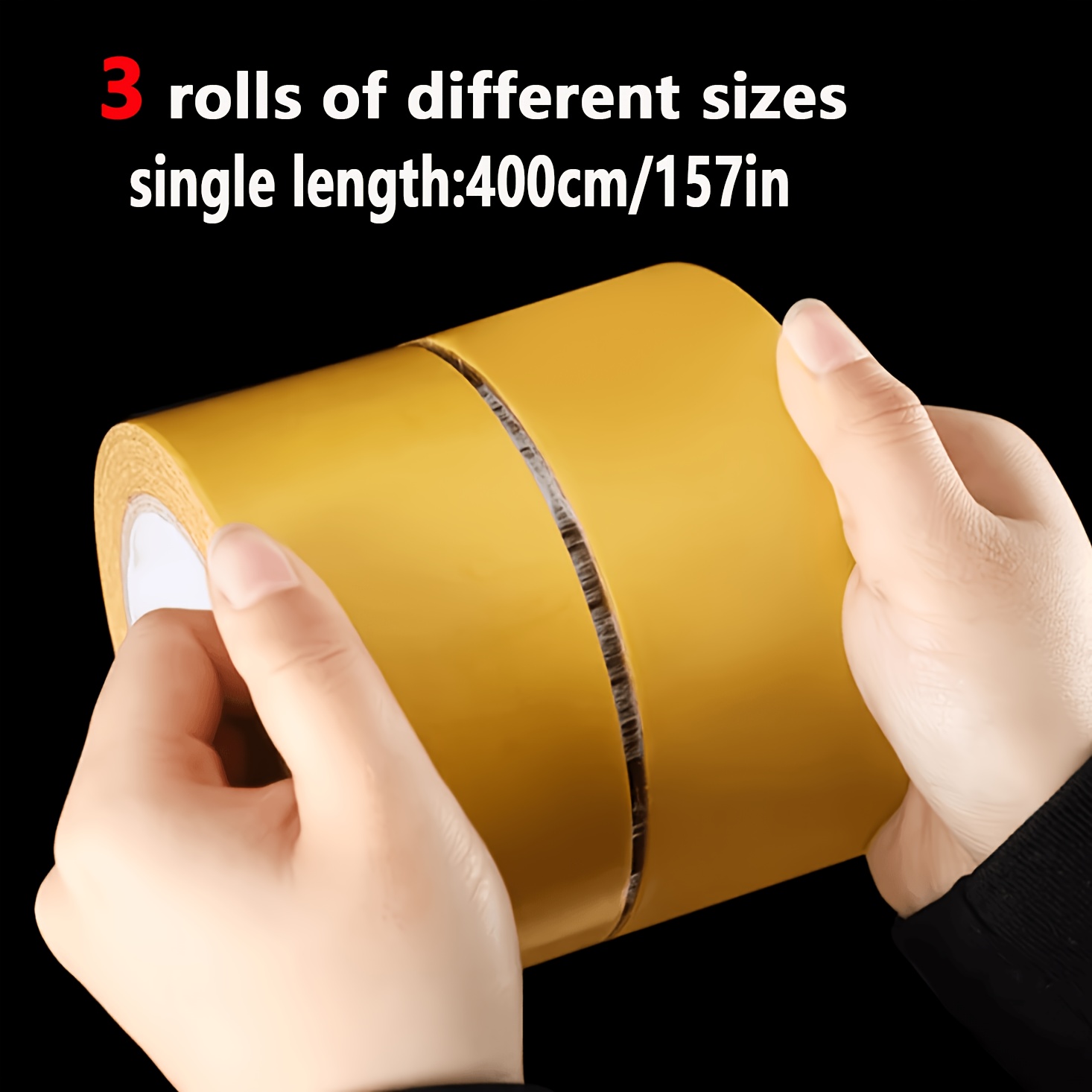 Image of 400cm Fabric Bonding Tape, No-sew Iron-on Hemming Tape, Self-adhesive Garment Tape, Suitable For Hemming, Pants Length Adjustment, Collar And Clothing Fixing, Washable Adhesive Hem Tape For Home Use