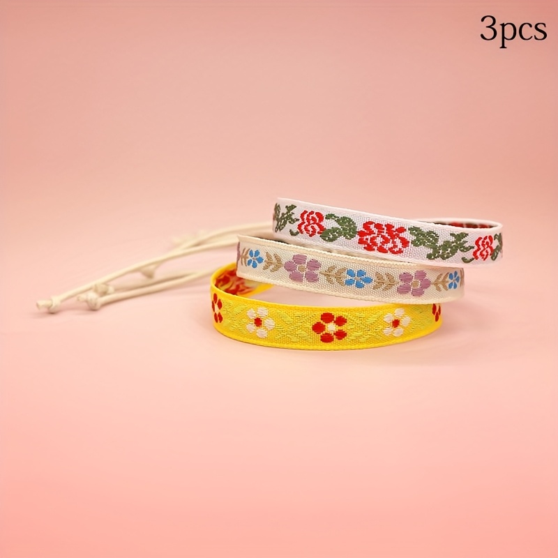3pcs Bohemian Woven Friendship Bracelet Set