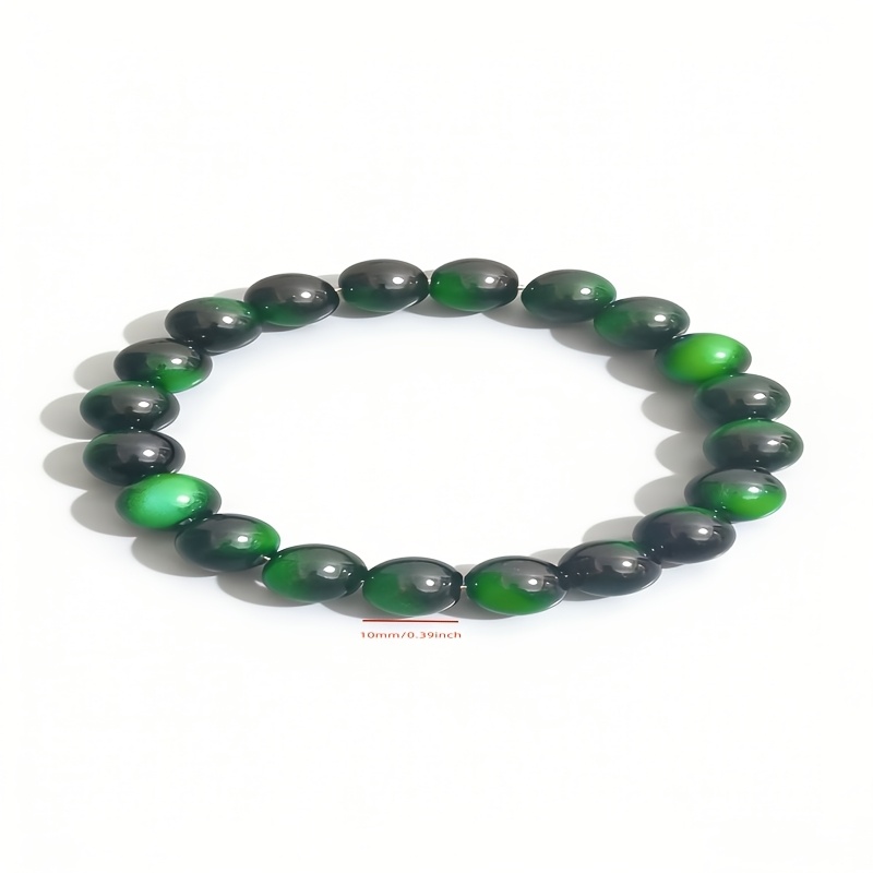Women's Tiger Eye Stone Bead Bracelet, Festive Gift