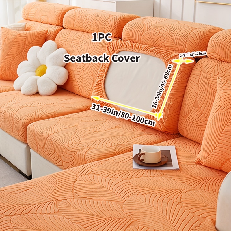 1pc Jacquard Sofa Slipcover, Non-slip Sofa Cover, Couch Cover Furniture  Protector For Bedroom Office Living Room Home Decor