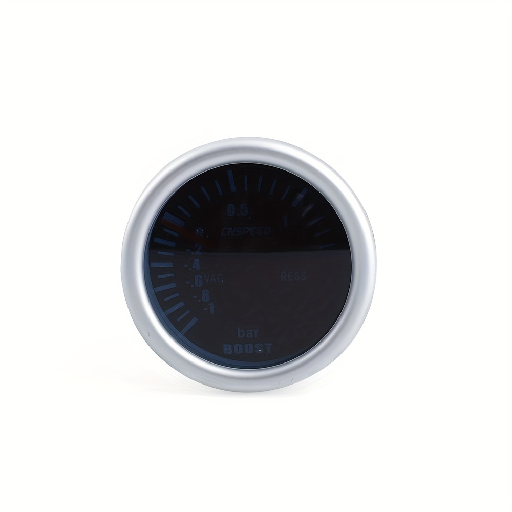 2 Inch 52mm Smoke Lens 2bar Boost Gauge Turbo Boost Meter With
