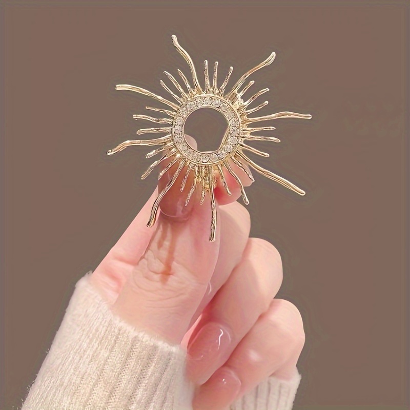 

Simple And Stylish Sunflower Brooch, Suit Accessories, Coat Pins, Fixed Decoration, Everything With Corsage Dinner/party/trend Fashion Dress Silver Plated Ethos