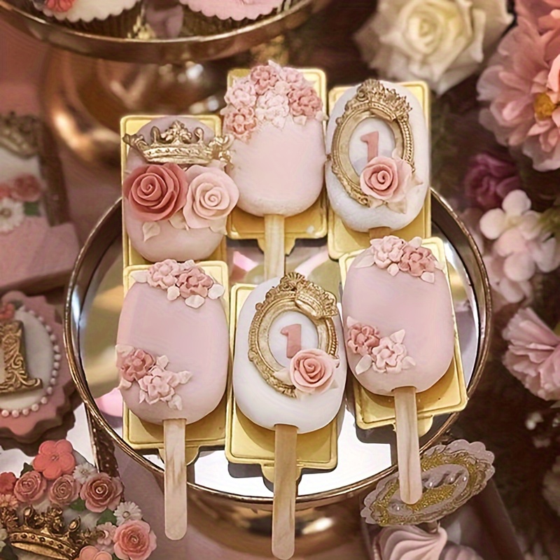 2pcs rose flower cake   mold photo frame silicone mold picture frame rose flower cake decoration rose flower cupcake decoration wedding brithday cake decorating tools fondant   cake molds