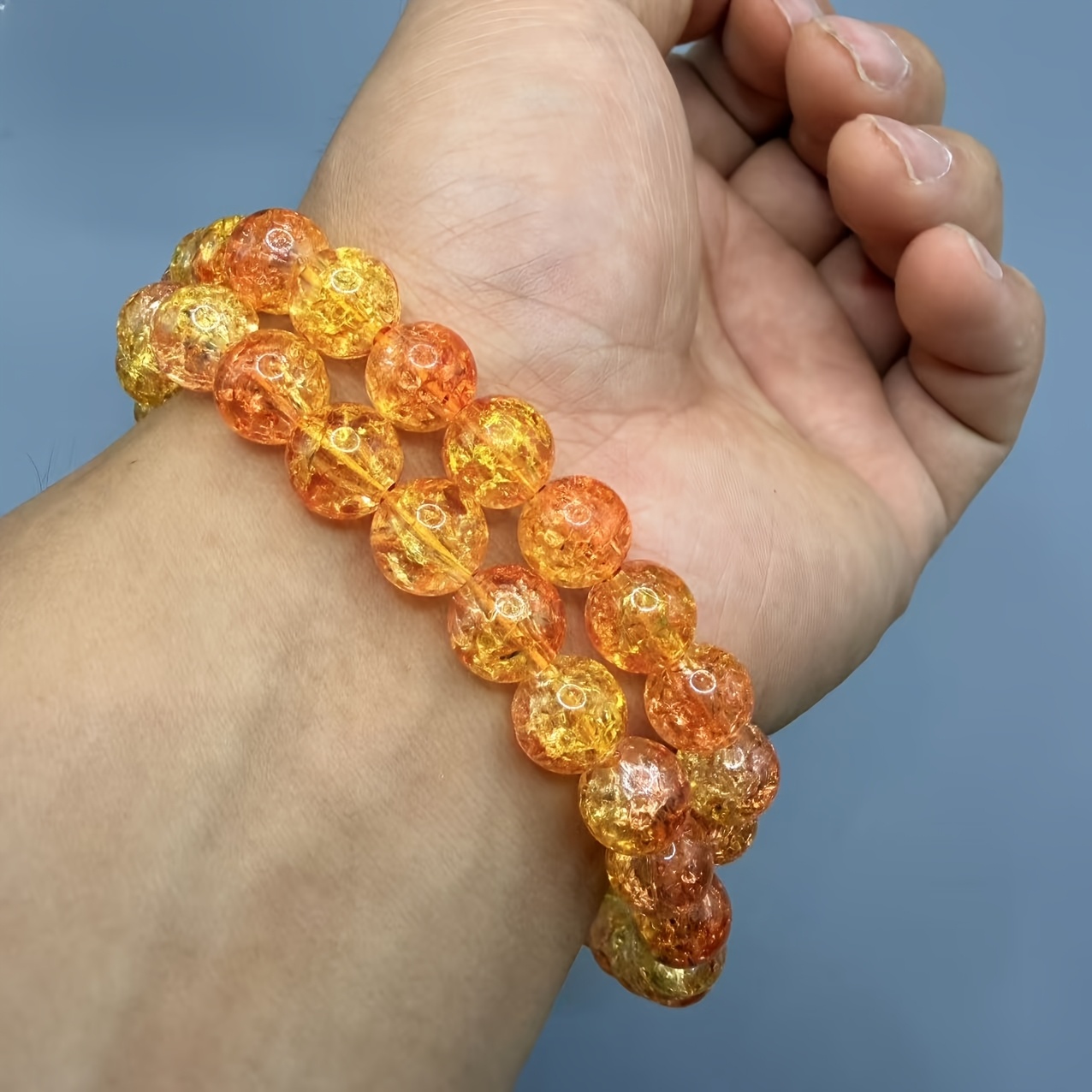 TEMU Collana in Ambra per - Adatta per con Perline Sfumate, Minimalista a Catena Liscia con Perline, Regalo Durevole Unisex per Matrimonio e Uso ,