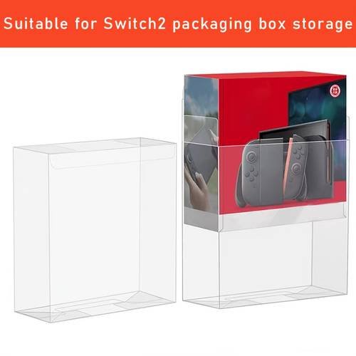 Switch 2 Case with Clear Front Panel - Compatible with Switch 2 Console, Scratch-Resistant, Dustproof, Portable Storage Box for Switch 2 Game Cards & Controllers, Compatible with Switch 2 only, Switch 2 Case, Console Protection, , Durable Protection, Protective Cover, Travel , Dustproof Cover, Sturdy Construction, Handheld Console, Handheld