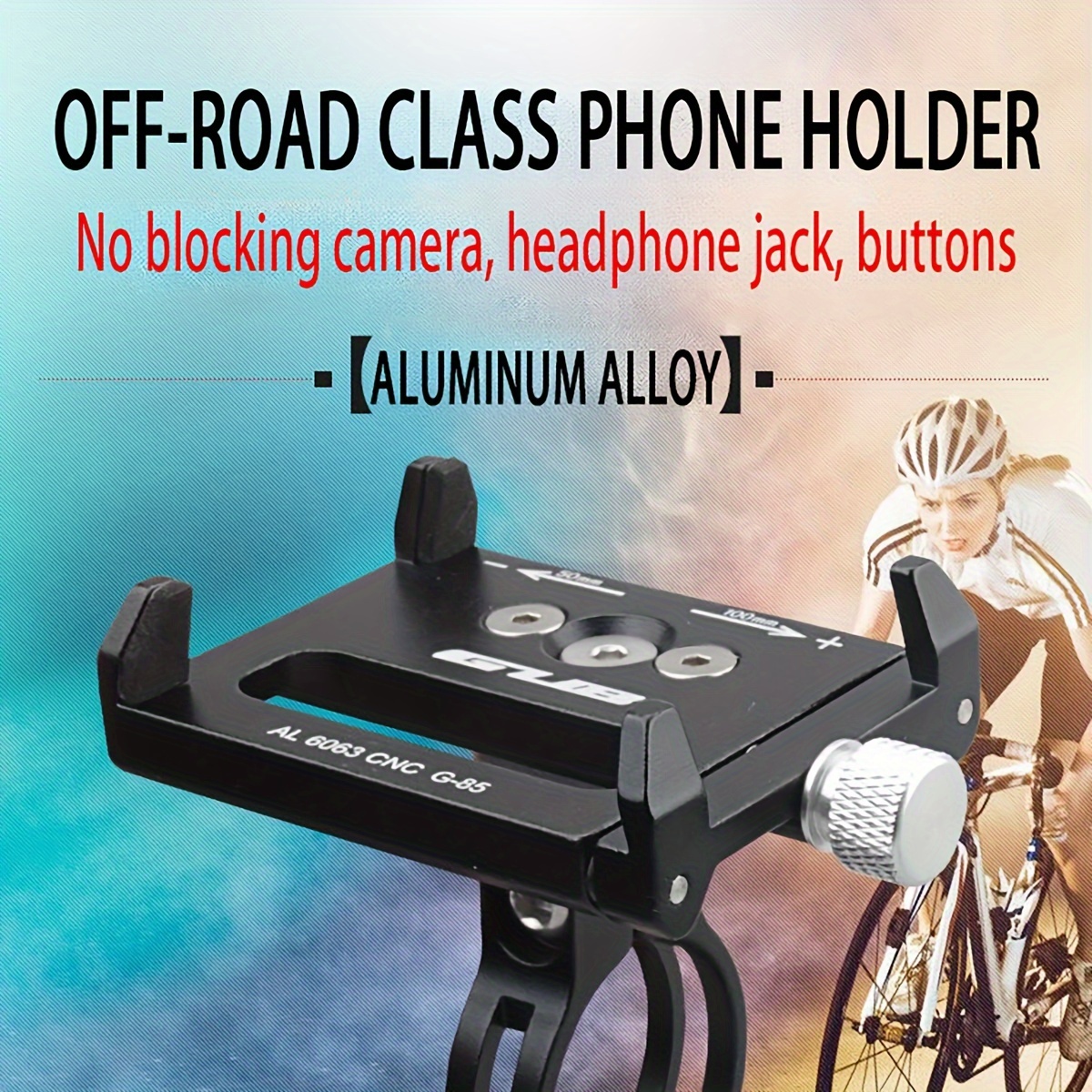 

Gub Mountain Bike Aluminum Alloy Mobile Phone Holder, Electric Motorcycle Mobile Phone Holder