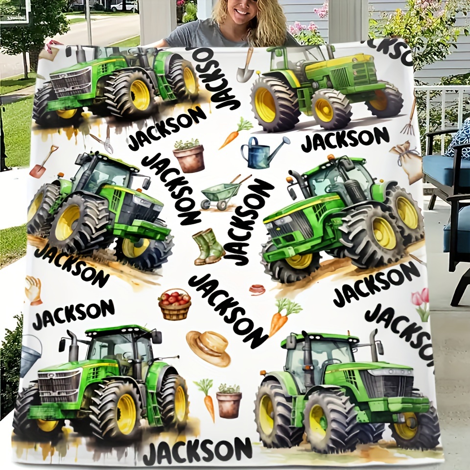 

Car Name Blanket - Flannel, For Sofa, Bed, , | | Washable