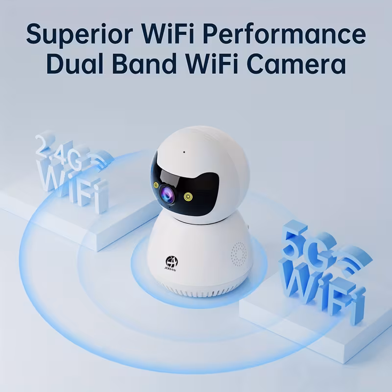 1080p full hd security camera with two way detection and tracking recording remote control app nanny monitoring and safety surveillance for family and pets Product details 4
