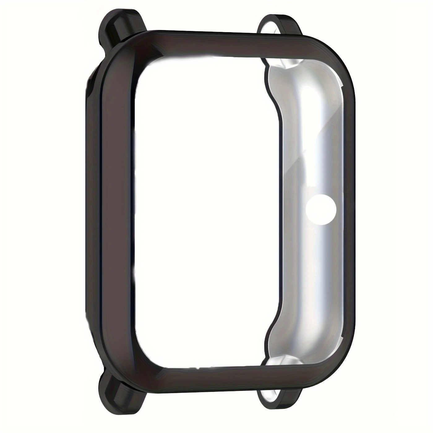 Screen Protector Case Compatible With Gts 2 /bip U Pro [not For Gts 2/gts 3], Soft Tpu Plated Bumper Watch Protective Shell Anti-scratch Cover Accessories For Gts 2 /bip U Pro