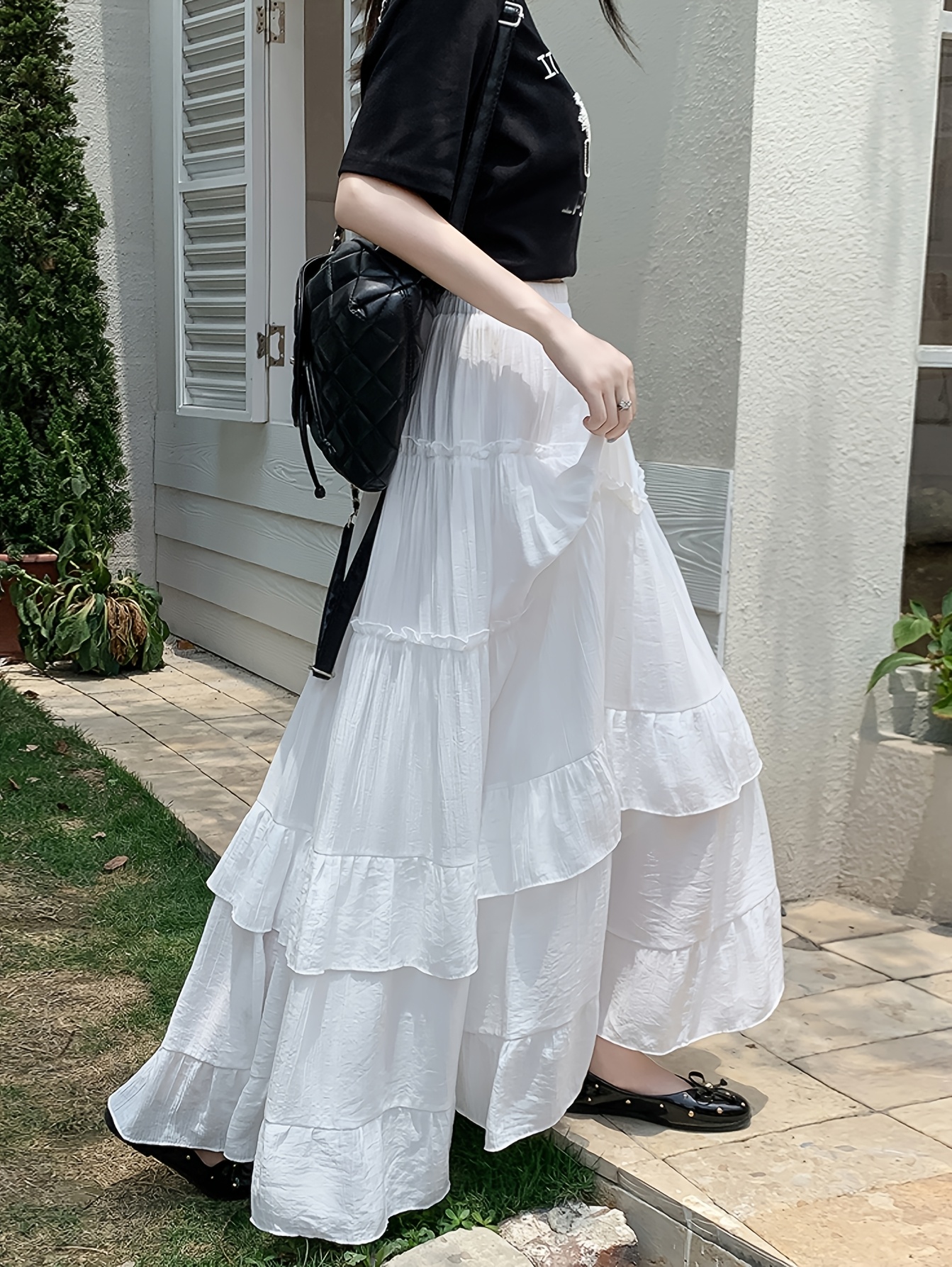 chinese dress ladies Antoinette Long Lace Skirt Last Call M (8-10)