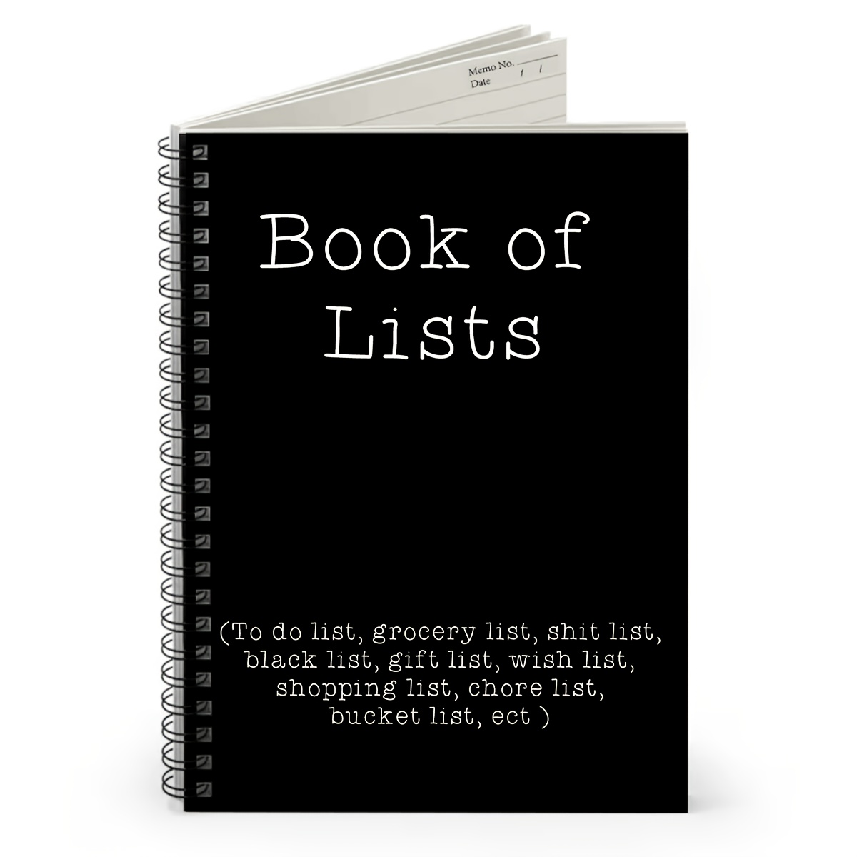 

1- Humorous Notebook For To-do Lists - Of Lists , & Use, Christmas , 5.5" X 8.3" Pad