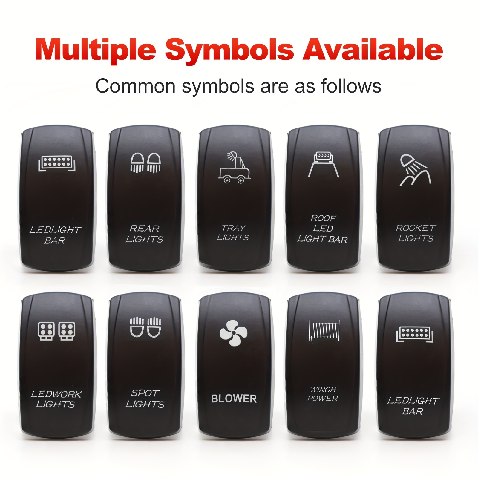 rocker switches sold on Temu United States