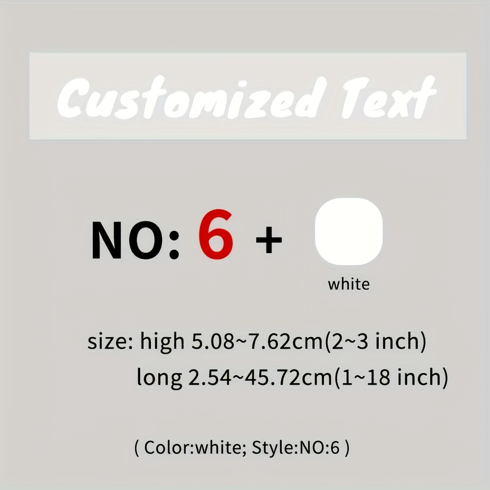1pc   custom car decal 3x48 inch personalized vinyl lettering self   glossy rectangle sticker for auto   fantasy themes waterproof uv resistant for glass   ceramic   0