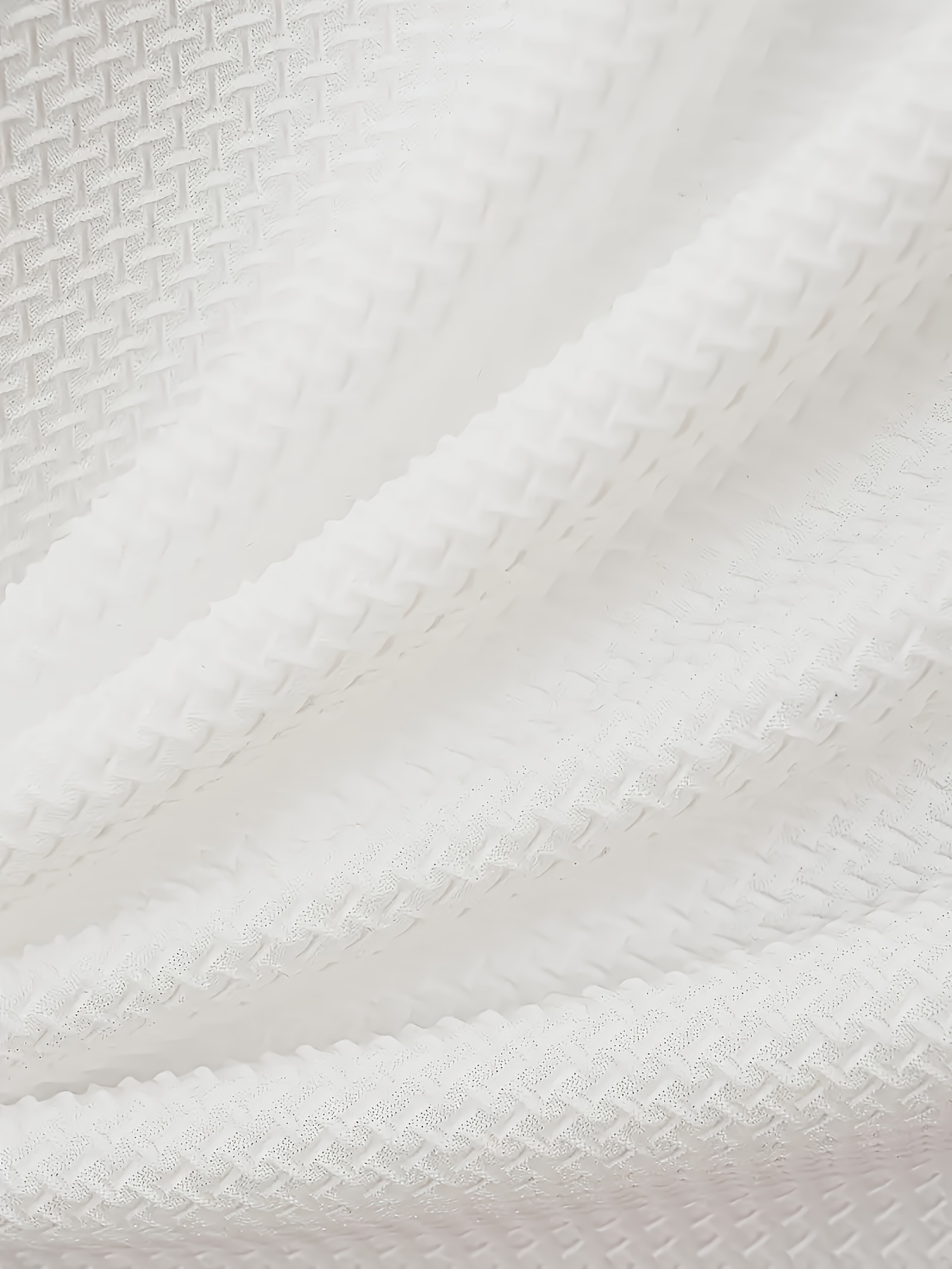 Men's Solid Color Waffle Knit T-Shirt - Breathable Stretch Fabric, Moisture-Wicking Round Neck Short Sleeve Tee for Summer Outdoor Sports & Casual Wear