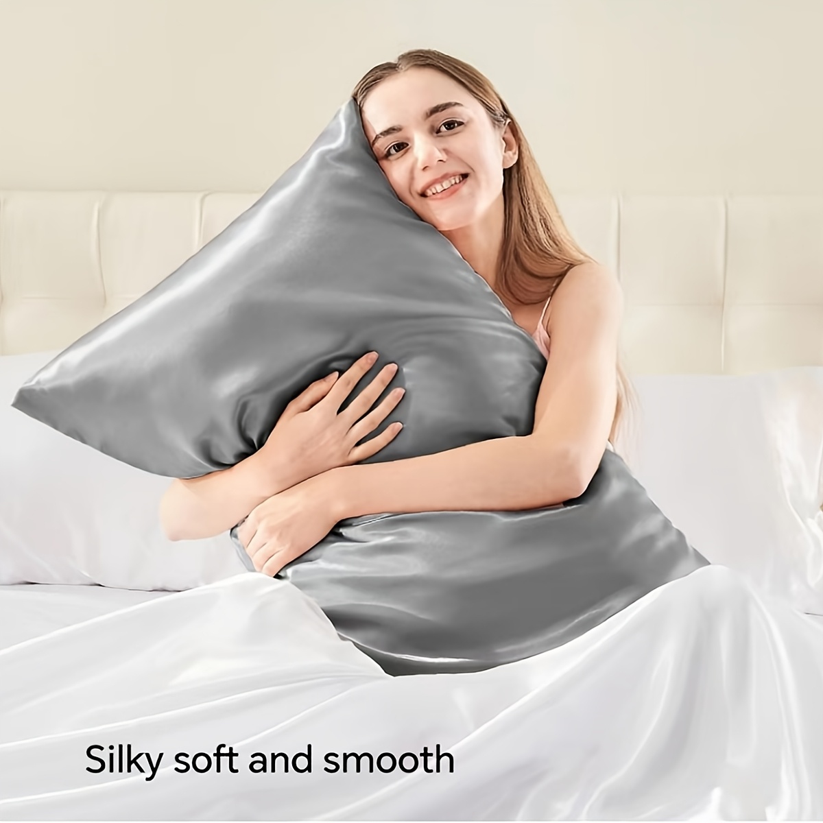 

Silky Pillowcase Suitable For Hair And Skin, Ultra Soft And Skin-friendly Pillowcase 1pc With Envelope Closure, A Gift For Ladies And Gentlemen