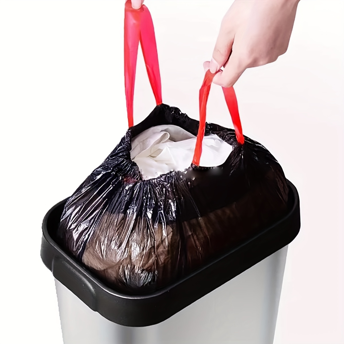 bulk gallon black trash bags Temu