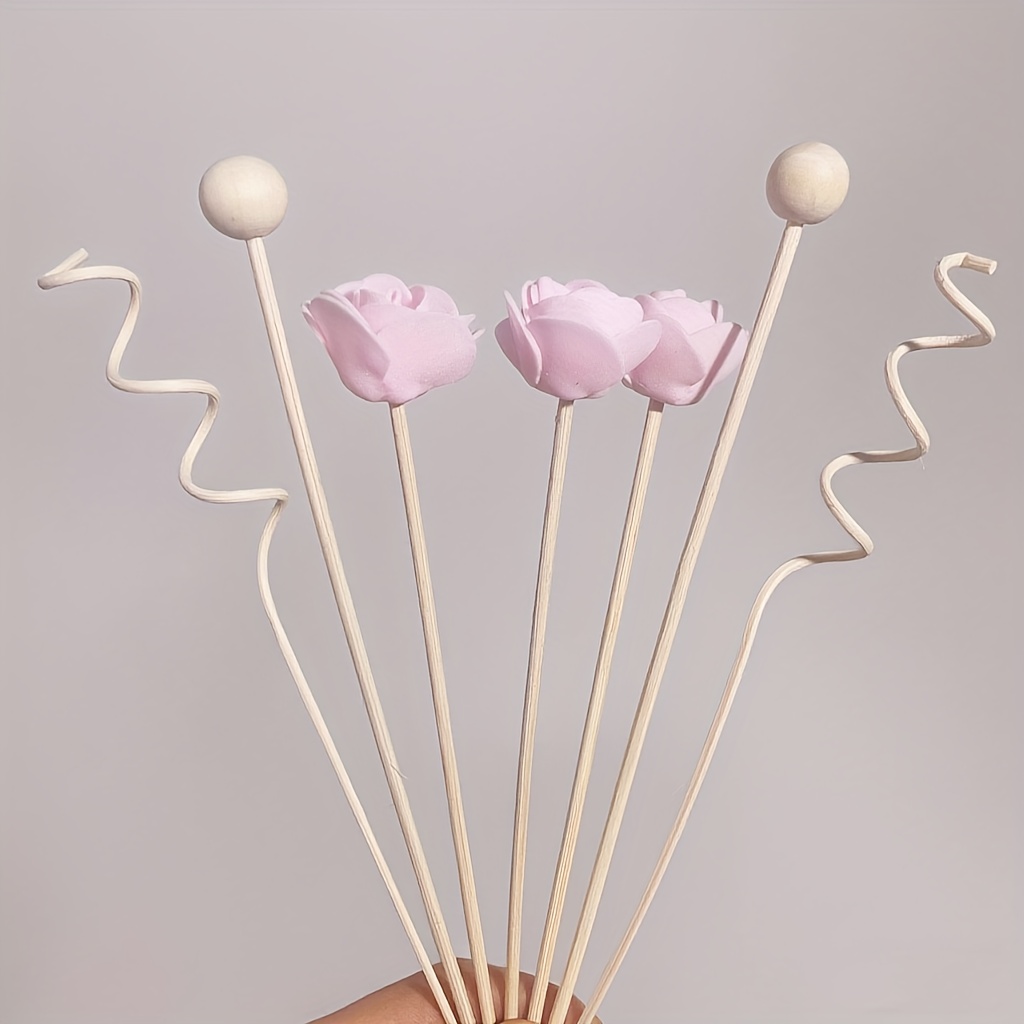 7pcs Flameless Diffuser Sticks With Replacement Cores, Home Decor, Room Decoration