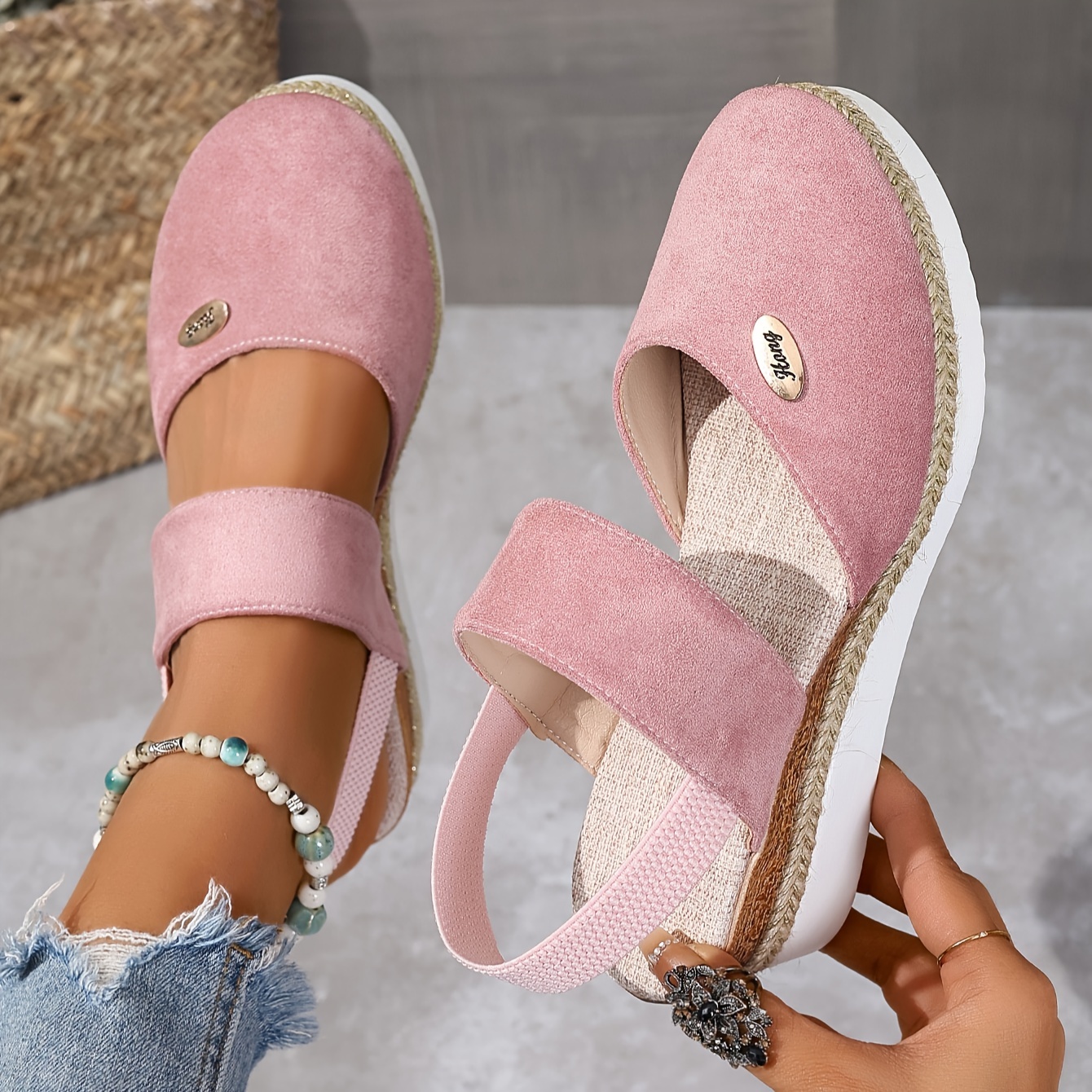 womens fashion comfortable wedge thick sole sandals women shoes elegant women shoes   shoes 5