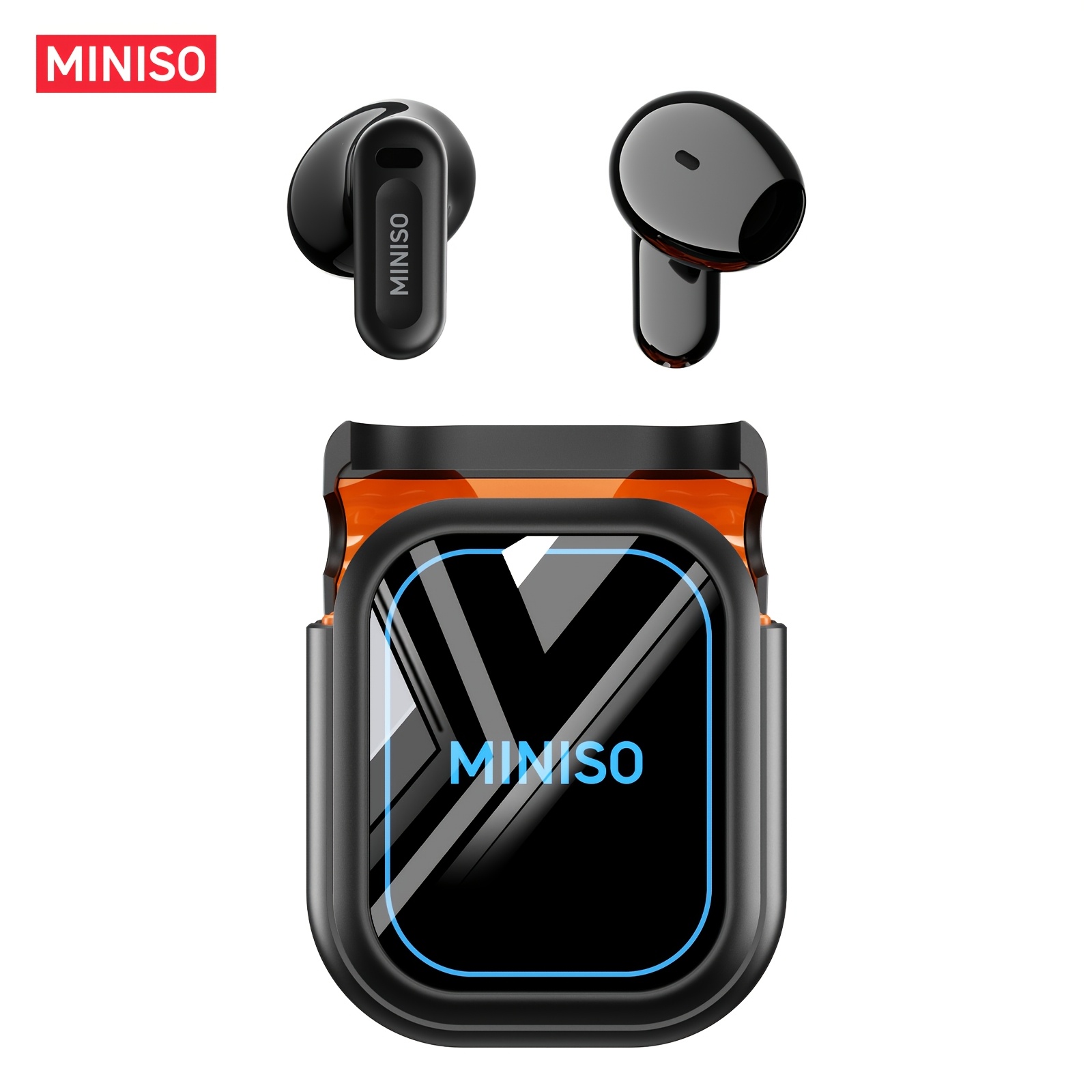 Image of Miniso Ms109 Wireless Earphones, Wireless 6.0 Headphones With Hifi 9d Surround Sound, Intelligent Call Noise Reduction, Long & Fast Charging, 3 Adjustable Vibration