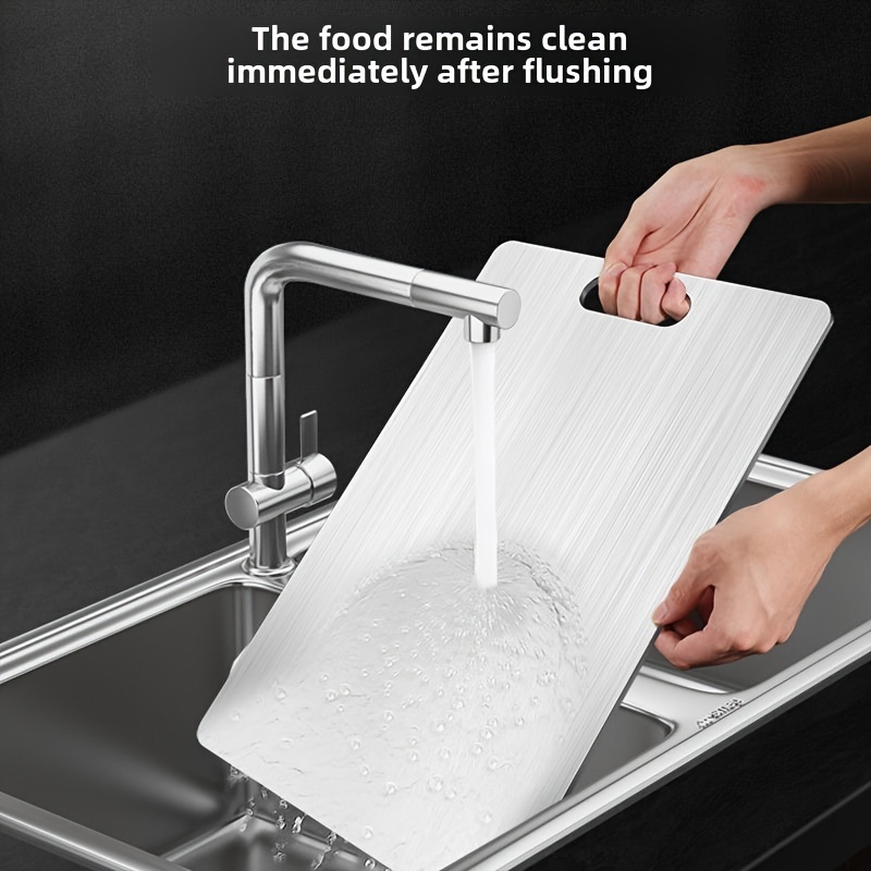 

Premium Titanium Steel Double-sided Cutting Board - Food Grade, , Kitchen & Dining