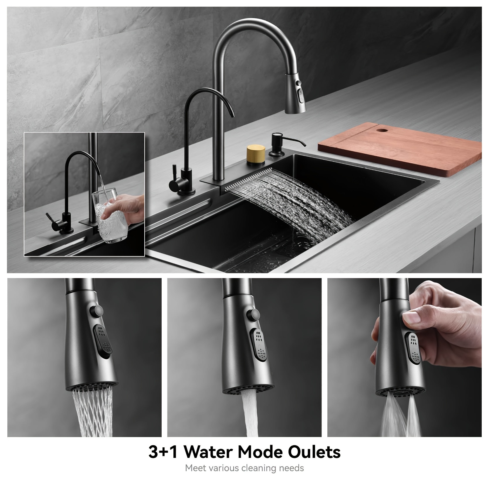 Kitchen Faucets & Accessories, Stainless Steel