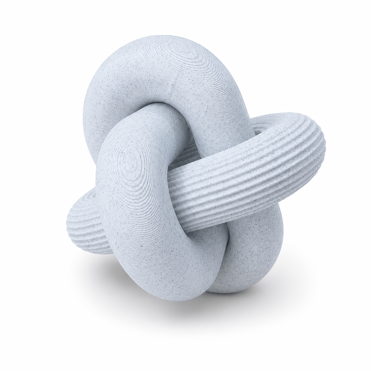 TEMU Ornamento a nodo minimalista stampato in 3D, decorazione , esposizione per , arredamento per comodino camera da letto, decorazione da tavolo da