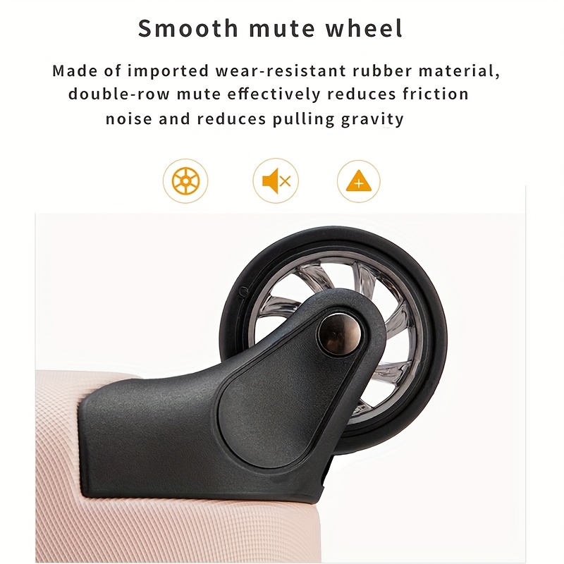 Lightweight Multifunctional Trolley Suitcase with Single Direction Wheel