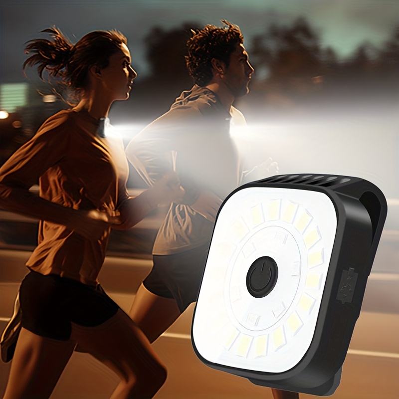 【製品タイトル】ヘッドライト、usb充電式クリップオン式ハンズフリー懐中電灯。ランニング用、赤と緑の交互点灯le 搭載。夜間のジョギング、ウォーキング、犬の散歩に最適。ジョギング、釣り、キャンプにも。