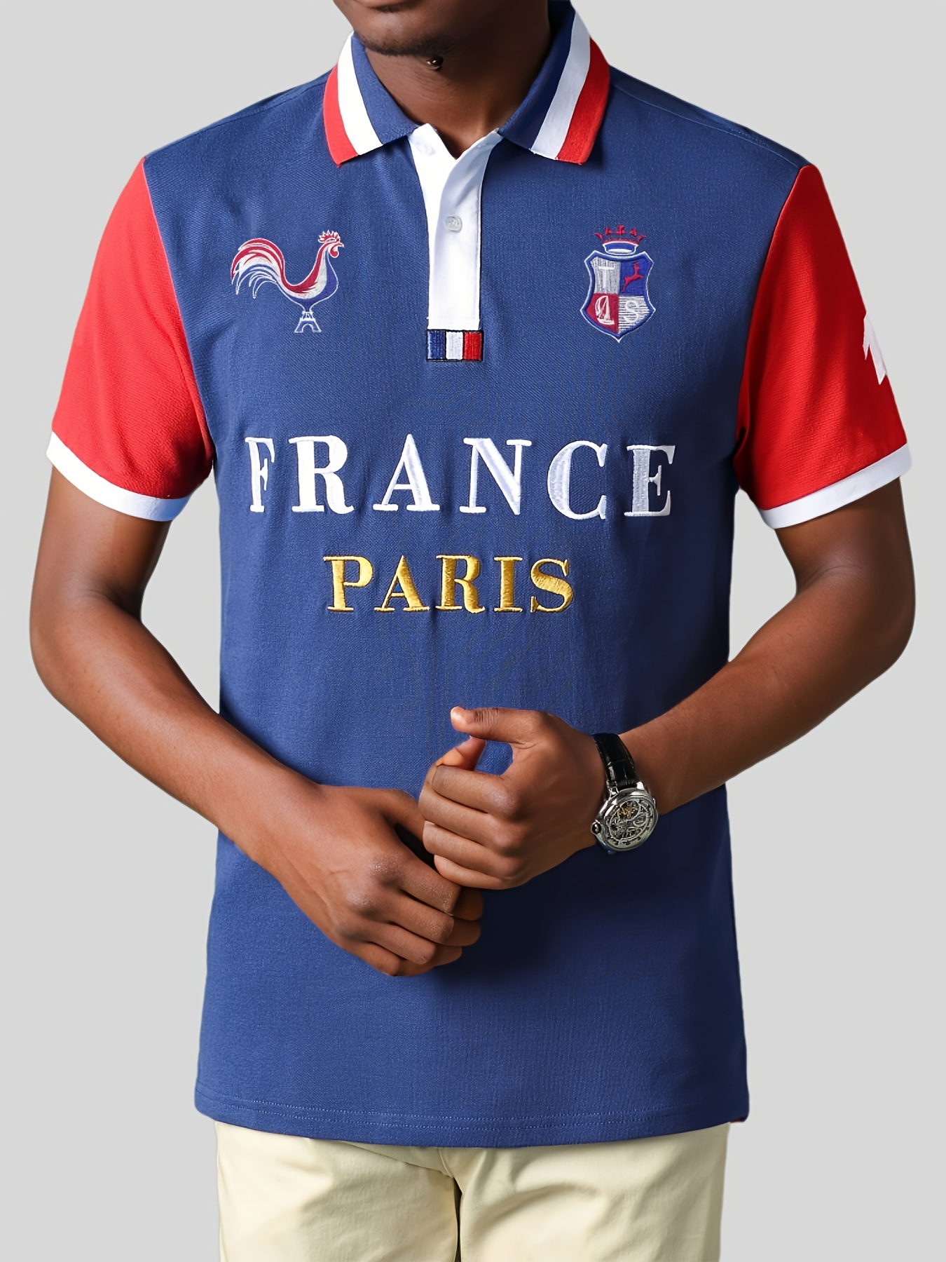 camisa hombre nueva manga corta calidad algodón Temu Uruguay