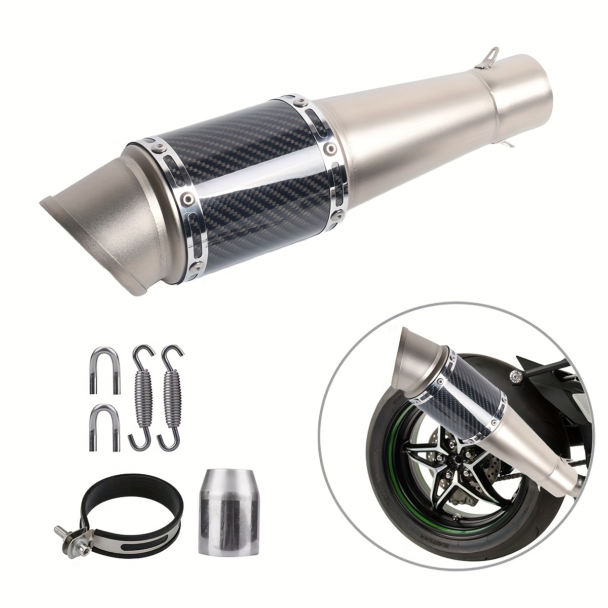 Stainless Steel Extended Exhaust Pipe road Temu