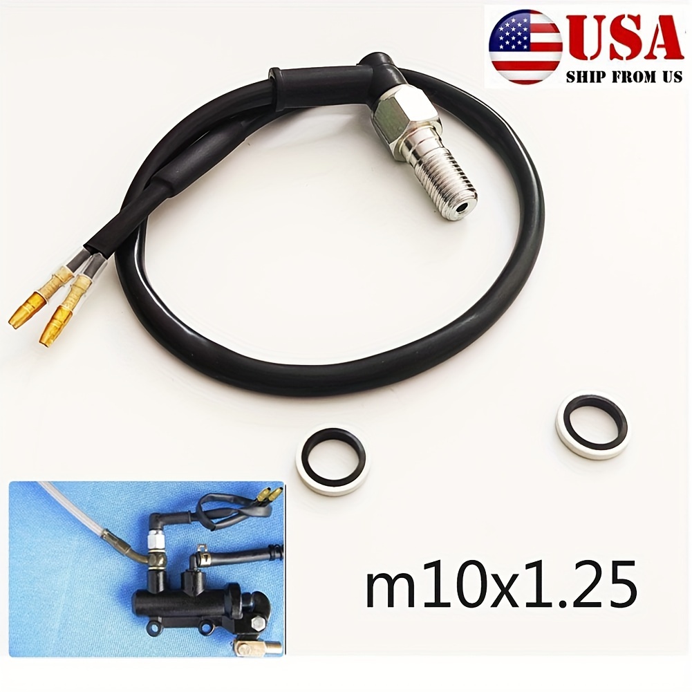 M10x1.25 Hydraulic Brake Pressure Switch For Motorcycle – Hollow Banjo Style