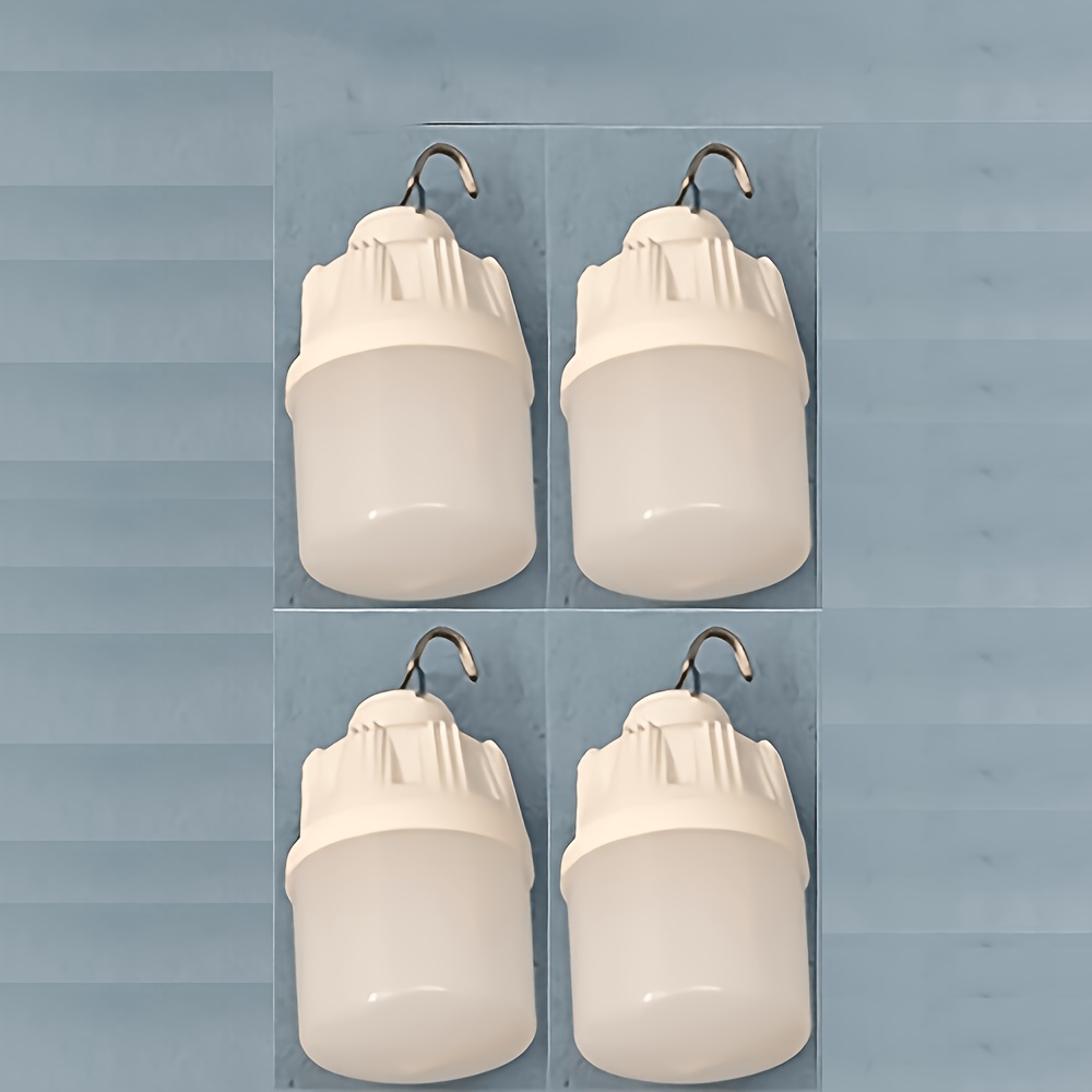 TEMU 4-pack Lihangstar , Usb-rechargeable Portable Lanterns, Hanging Led Tent Lights, High-brightness Lanterns, 3 Lighting Modes, With Hooks, For