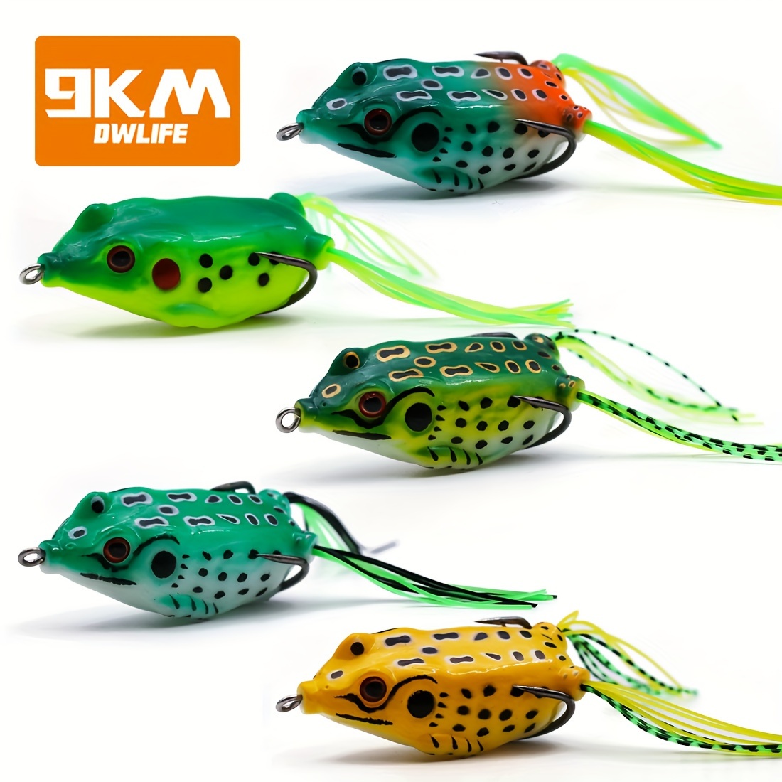 Weedless Topwater Frog Lures For Bass Soft Hollow Rubber And - Temu