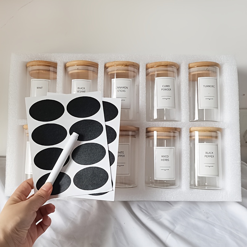 10 st. förvaringsburkar i högborosilikatglas - Temu Sweden