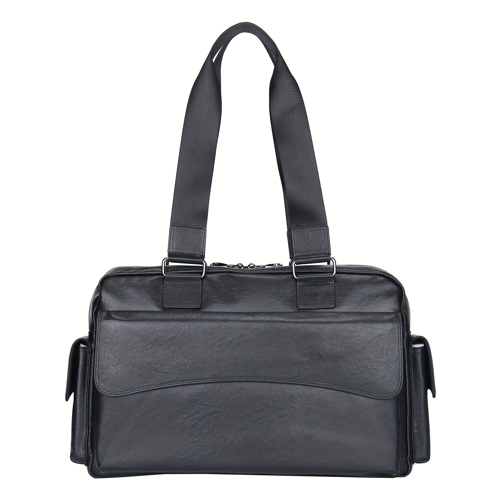 vintage style genuine leather travel duffel bag Temu United Kingdom