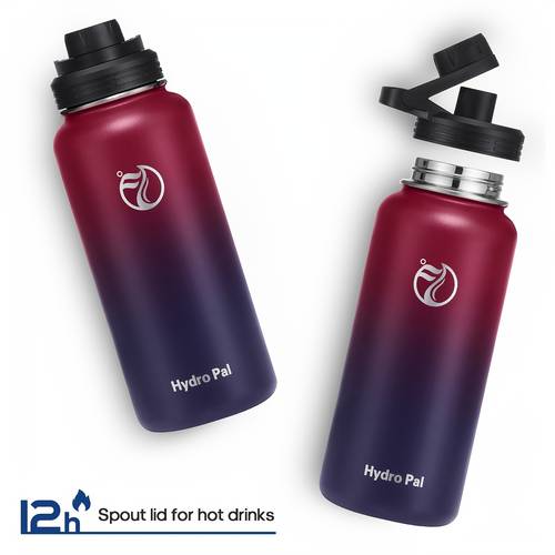 vacuum insulated stainless steel water bottle 40oz 2 lids straw lid and nozzle lid 2 straw water bottles suitable for 12 hour hot drinks and 24 hour cold drinks