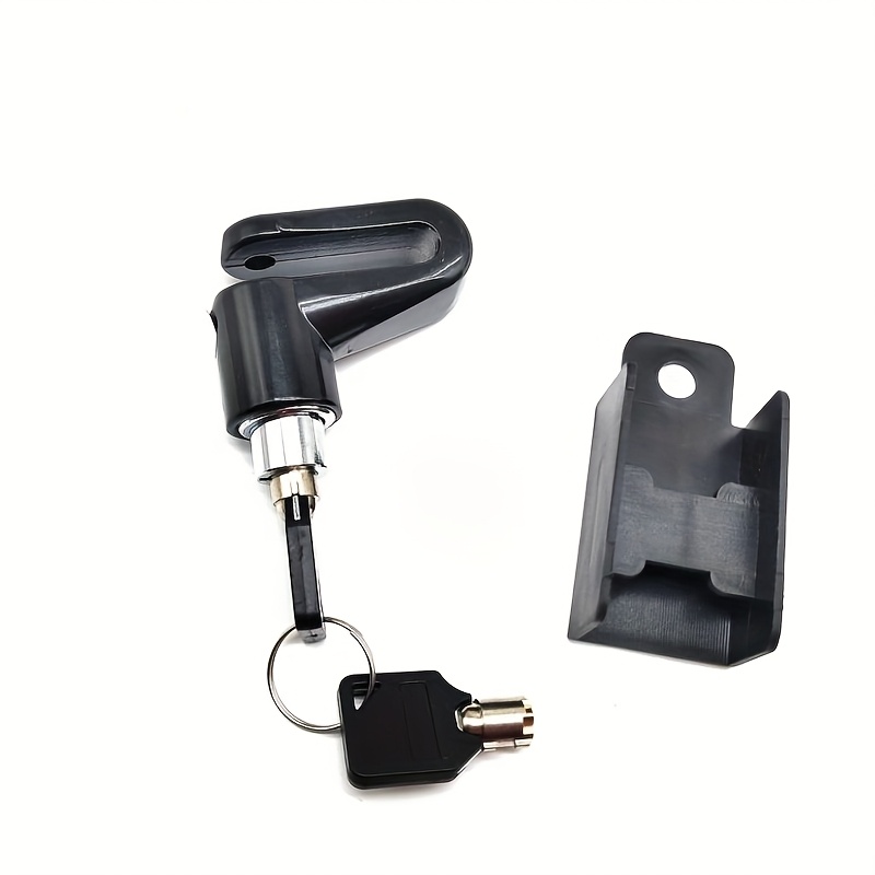 TEMU Portable Bicycle Anti-theft Wheel Lock, M365 Scooter Motorcycle Disc Brake Lock For Safety Protection