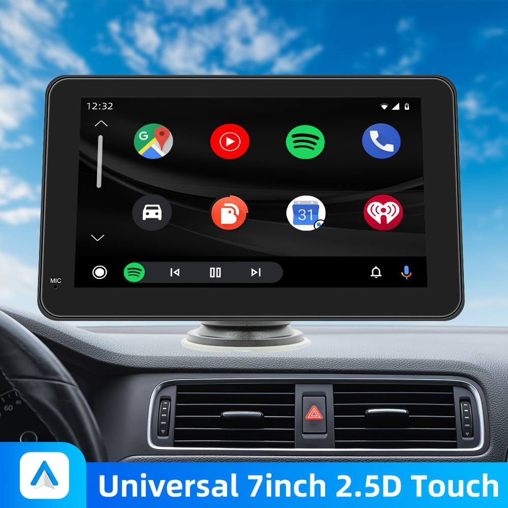 7'' Radio Coche Carplay Auto Inalámbrico Android Auto - Temu