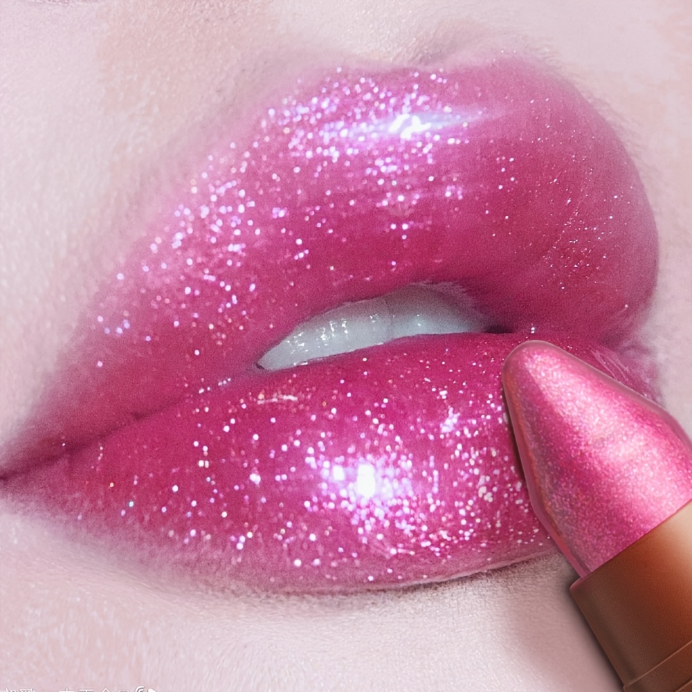 Image of [valentine's Day Gift][holiday Gifts][1pc]huasurv Lipstick Eyeshadow Stick Moisturizing Lip Natural Pearlescent Fine Shimmer Hs2167-05