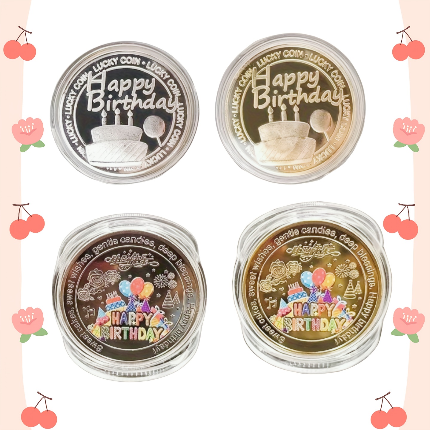 

4pcs Set Of - Unique Collectible Gift For , Stainless Steel Commemorative Challenge , Coin