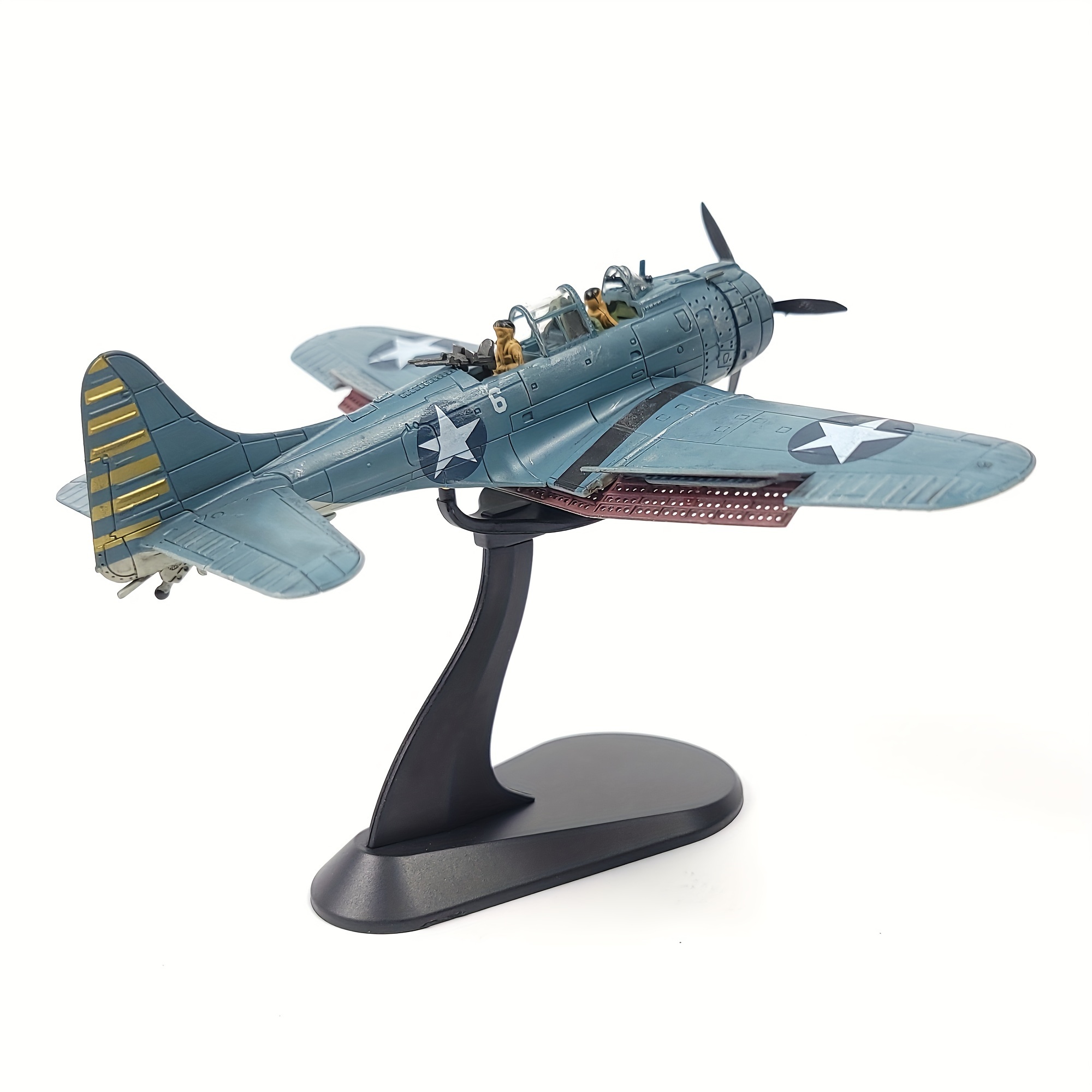 

1:72 Douglas Sbd Metal Airplane Model Kit Diecast Alloy Fighter Model Vintage Combat Plane Military Aircraft Collection For Display Or Gift