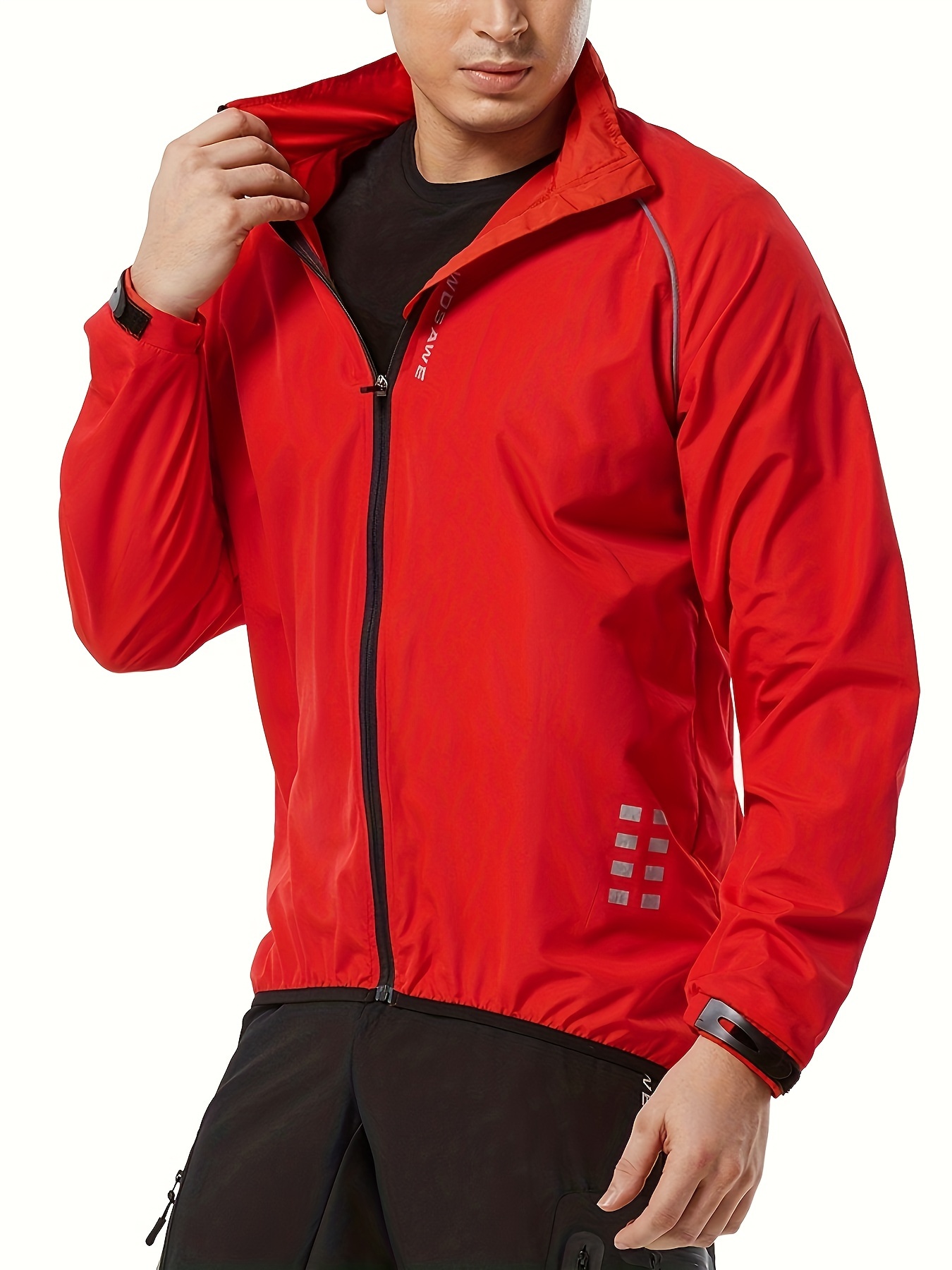 Veste Cyclisme Coupe-vent Réfléchissante - Homme, Hiver/automne - Neuf Sans Emballage, Modèle BL220