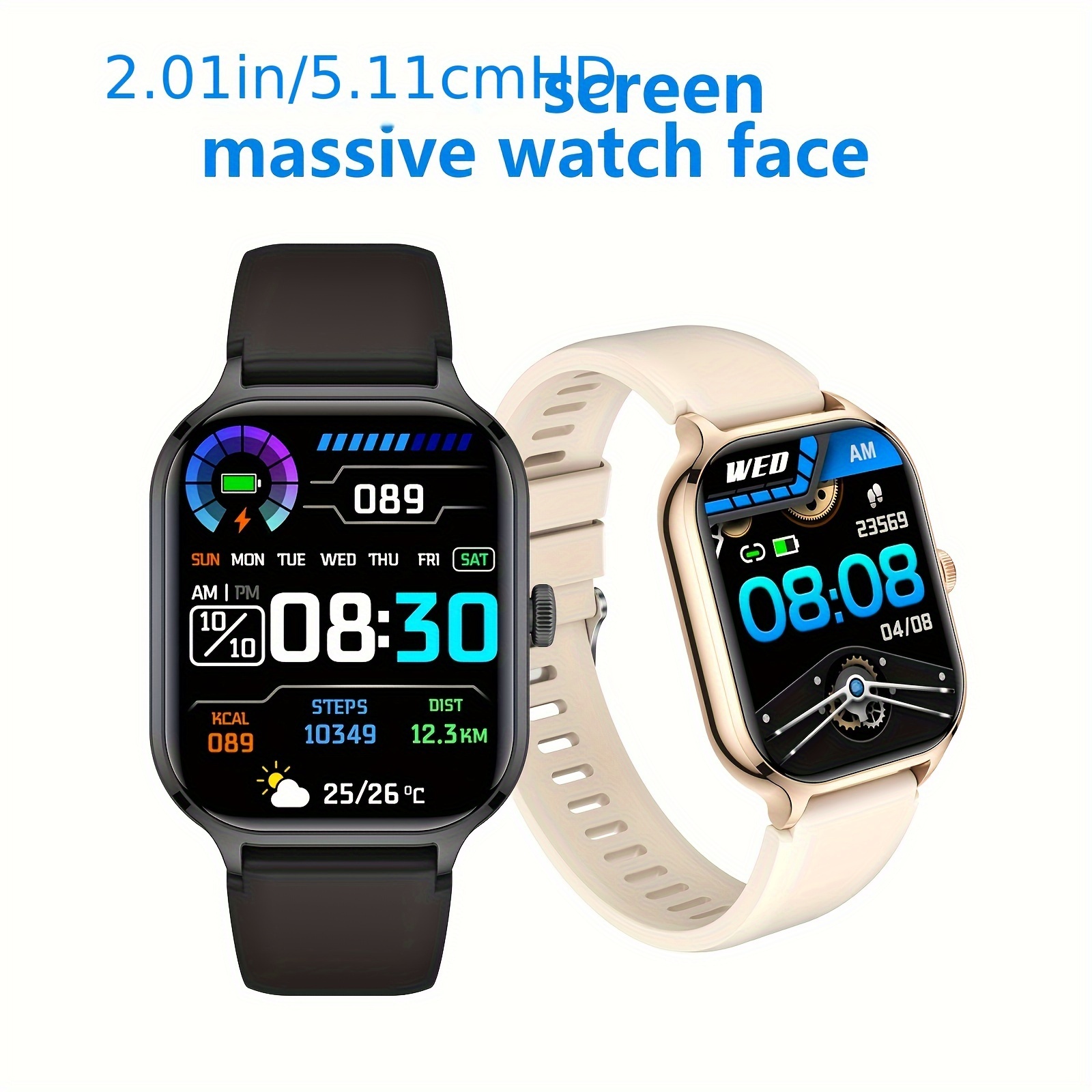 

Smart Watch, Wireless Calling/dial, Multi -sport Mode, Calling Reminder And Rejection, Sms Reminder, Information Reminder, Various App Reminders, For Iphone/andriod